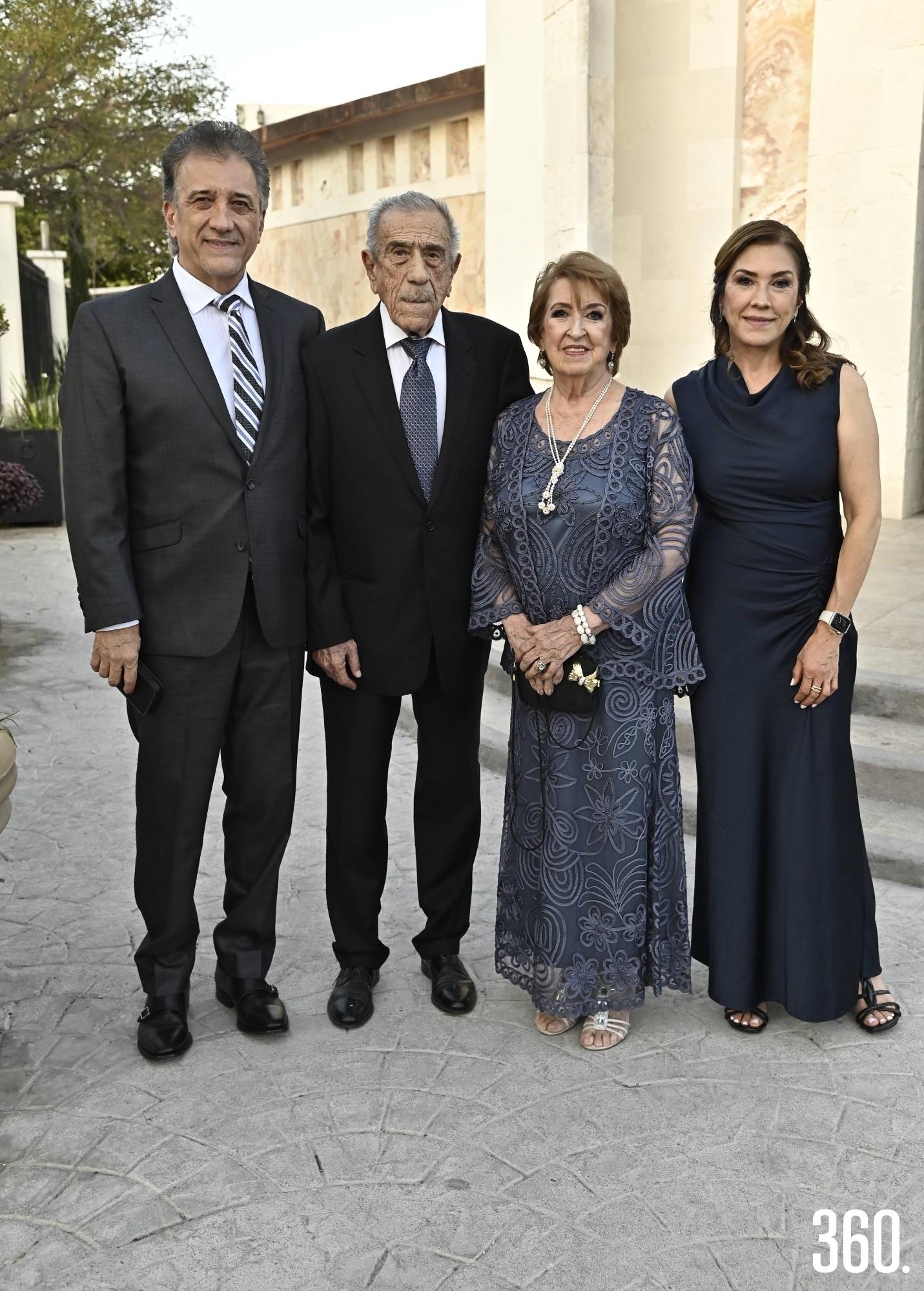 Homero del Bosque Dávila, Homero del Bosque Padilla, María Elena Dávila de Del Bosque y Adriana del Bosque. $!Homero del Bosque Dávila, Homero del Bosque Padilla, María Elena Dávila de Del Bosque y Adriana del Bosque.