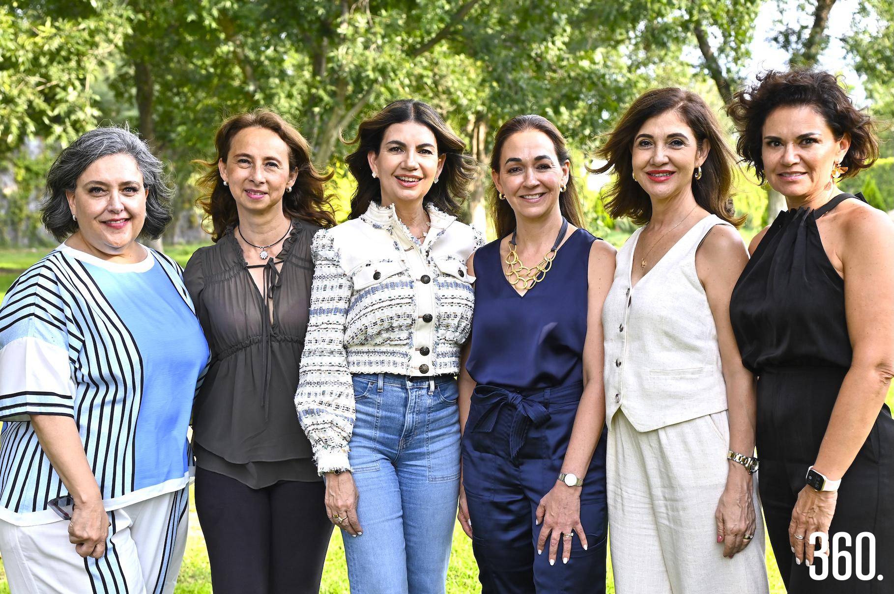 Diana Castilla, Rosa Irene Wade, Elizabeth Monsiváis, Cristina López, Ana Gabriela Leal y María Pia Fanti. $!Diana Castilla, Rosa Irene Wade, Elizabeth Monsiváis, Cristina López, Ana Gabriela Leal y María Pia Fanti.