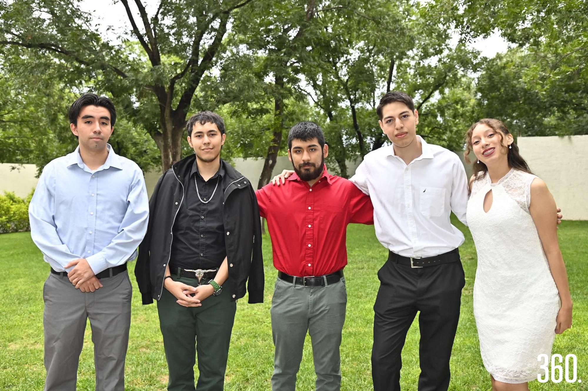 Erick López, Alec Orta, Sahir Alonso, Sergio Garduño y Claudia Betancourt. $!Erick López, Alec Orta, Sahir Alonso, Sergio Garduño y Claudia Betancourt.