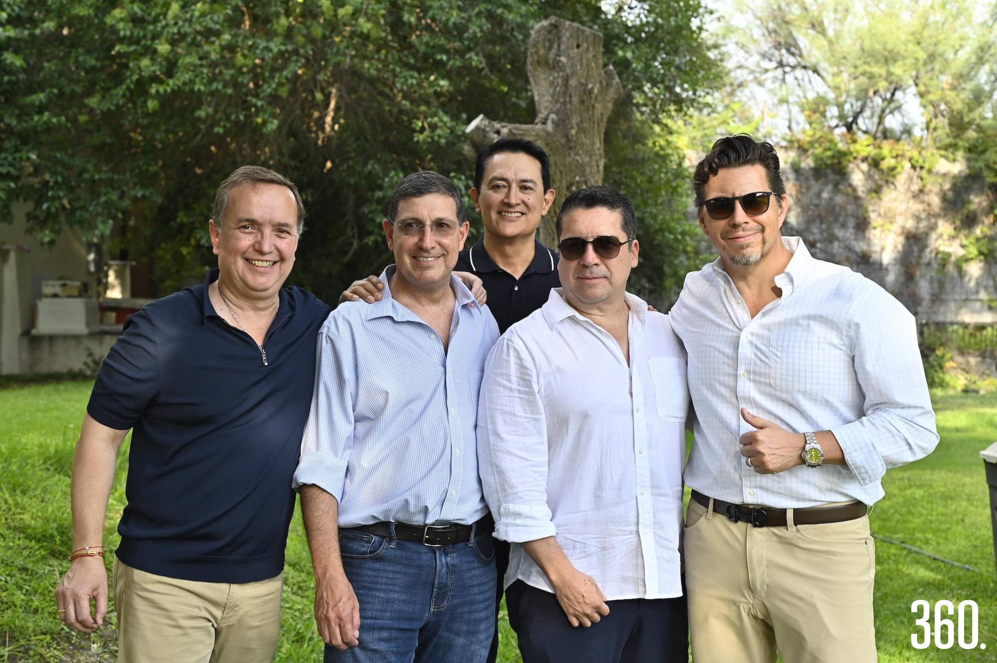 Juan Ramón Cárdenas, Carlos Ramos, Alejandro Cárdenas, José Villarreal y Marco Salinas. $!Juan Ramón Cárdenas, Carlos Ramos, Alejandro Cárdenas, José Villarreal y Marco Salinas.
