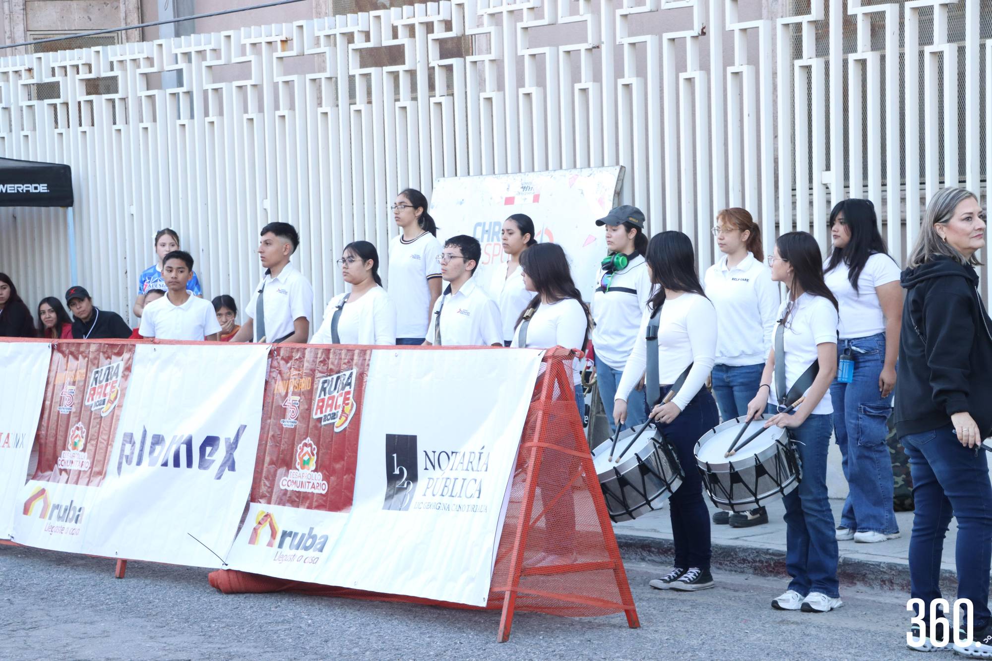 Banda de Guerra del Don Bosco. $!Banda de Guerra del Don Bosco.