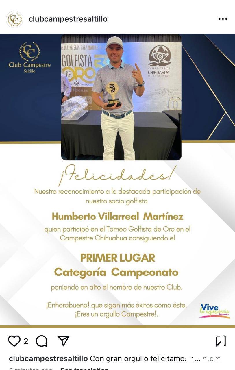 Humberto Villarreal. $!Humberto Villarreal.