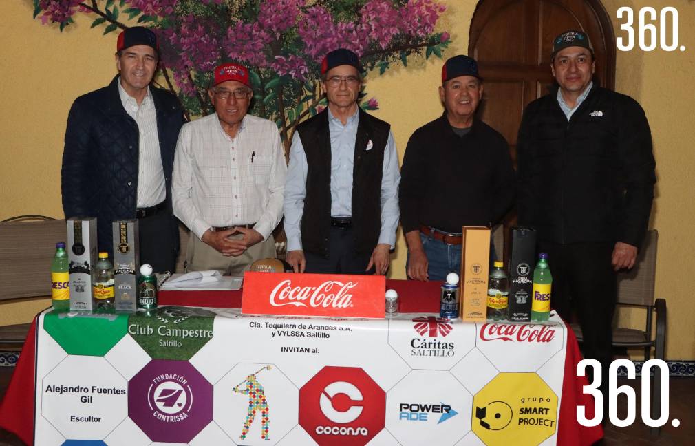 PRESENTAN XV EDICIÓN DEL TEQUILA OPEN A BENEFICIO DE CÁRITAS DE SALTILLO