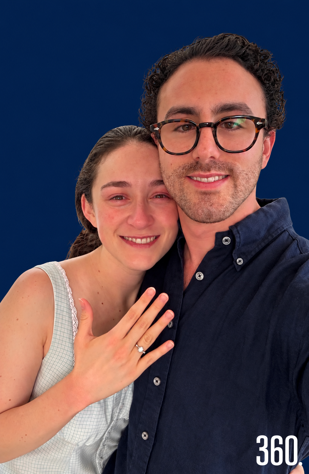 $!Sabrina de León Quintanilla y Carlos Ramos.