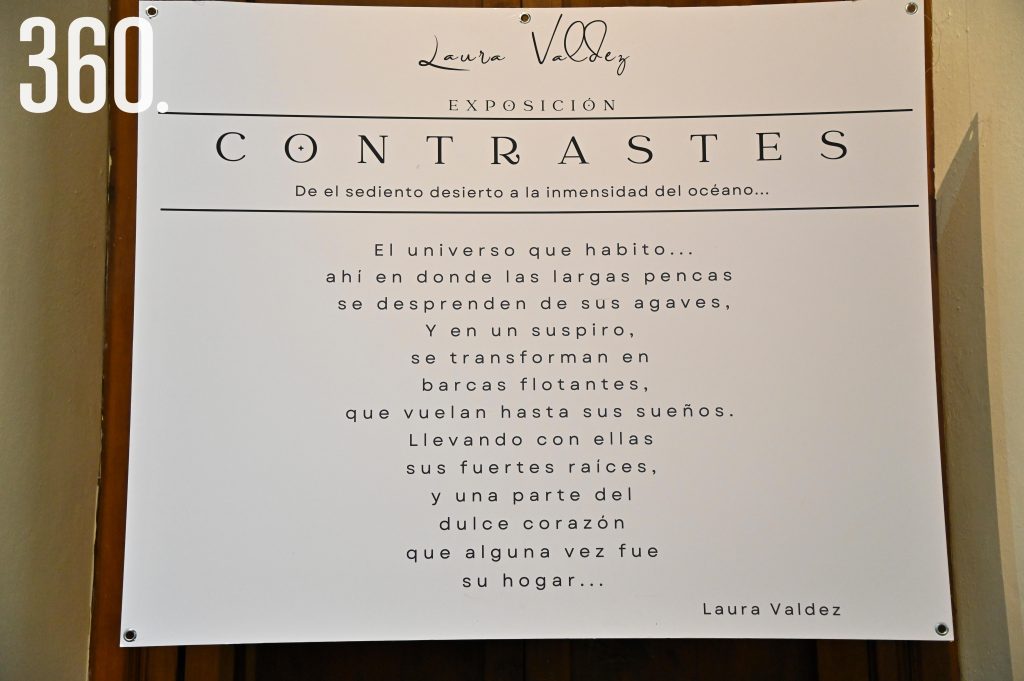 $!La exposición va del sediento desierto a la inmensidad del océano.