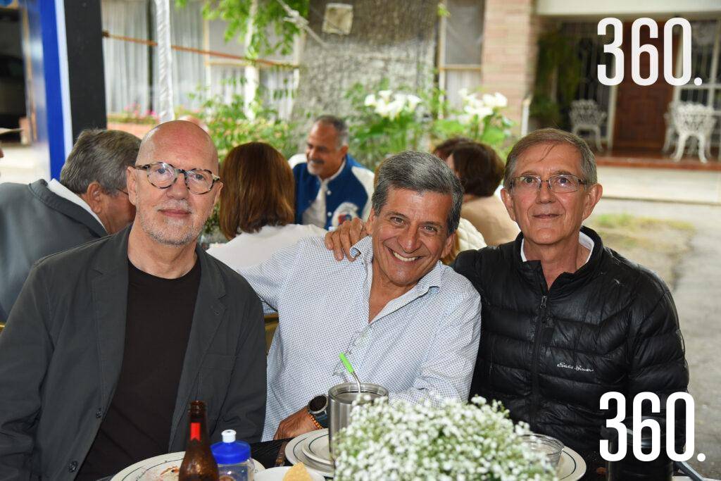 $!Alfredo De Stefano, Carlos Orta y Salvador Flores.