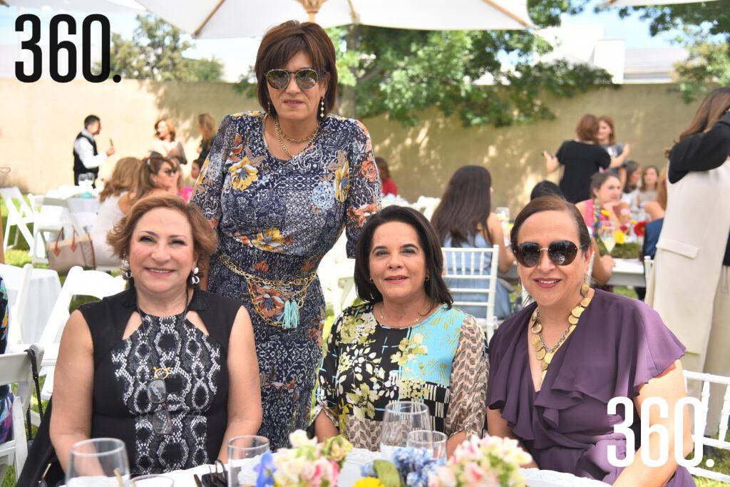 $!Martha Zapata, Gaby de Guajardo, Mireya Garza y Lula Sánchez.