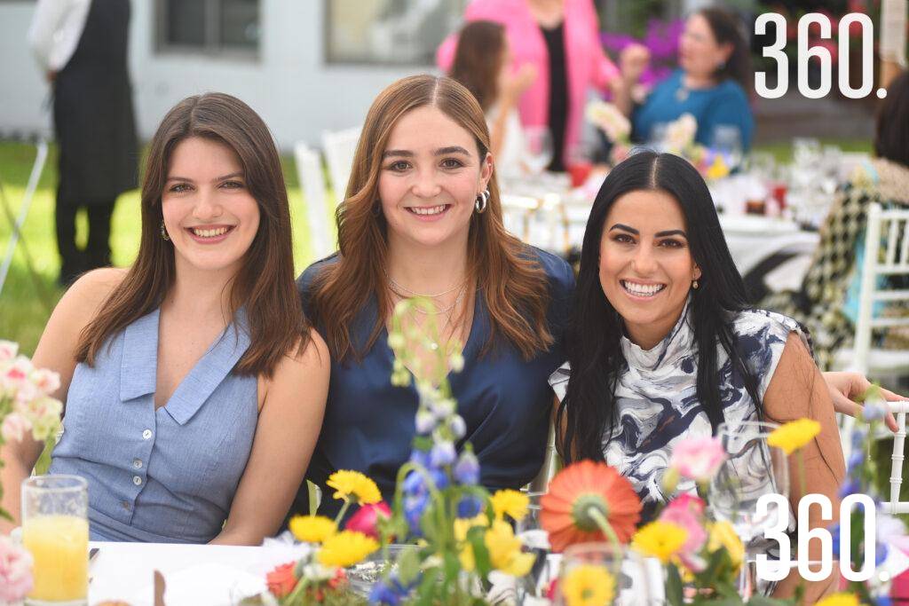 $!Blanca Treviño, Natalia Garza y Andrea Iga.
