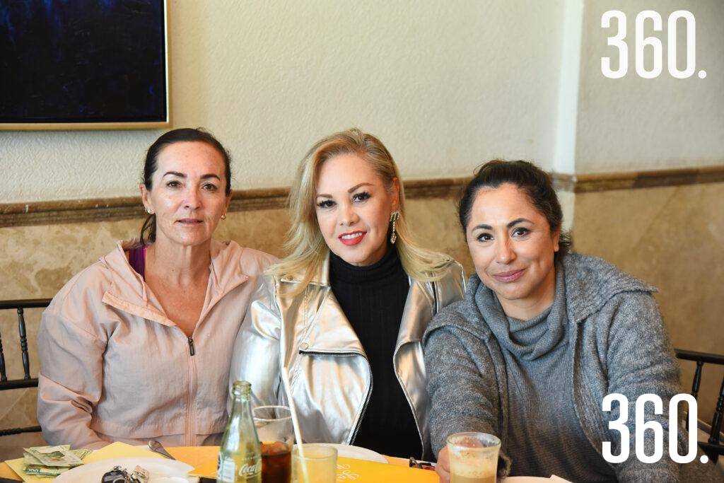 $!Margarita Herrera, Alma Medina y Lupita Mandujano.