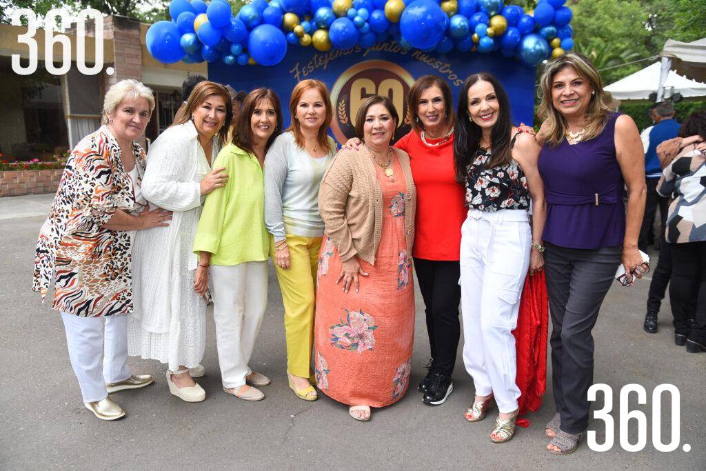 $!Clelu Soto, Martha Moncada, Amanda Flores, Leti Alvarado, Claudia Sánchez, Alilu Aguirre, Laura Monsiváis y Alma Sánchez.