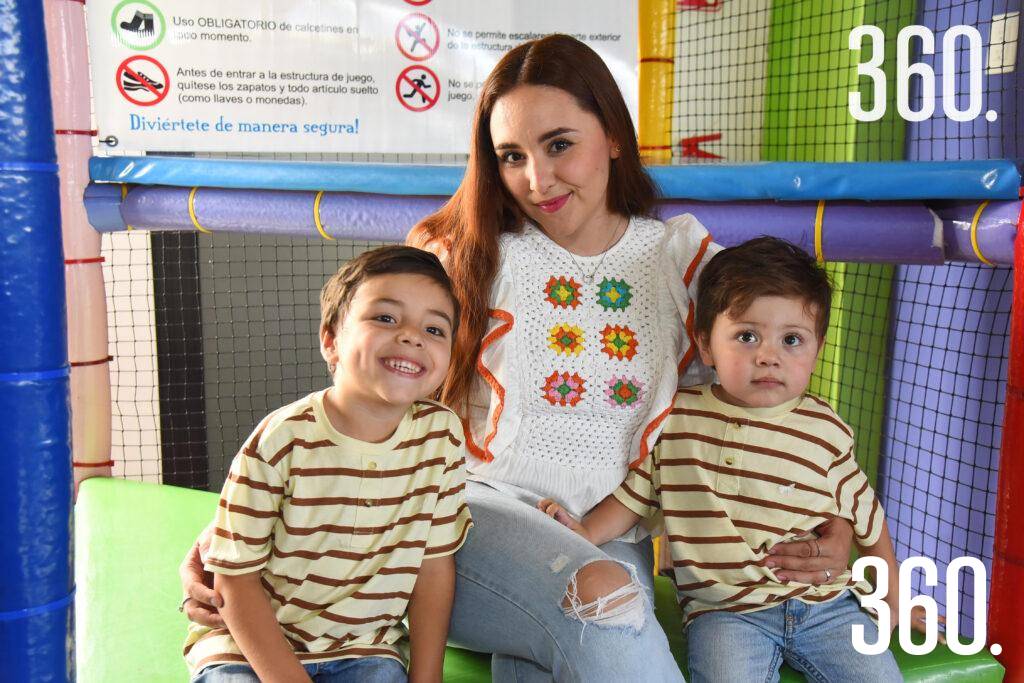 $!Ilse González con Alfonso y Alberto Sáenz.