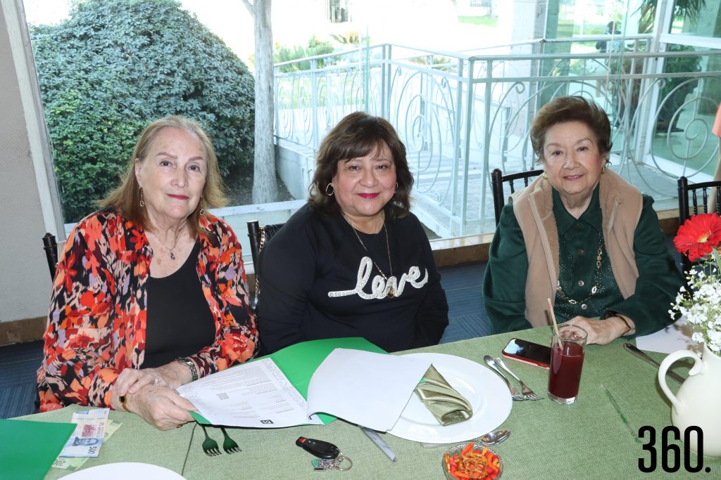 $!Silvia Morales, Elsa María Meneces y Myrna Garza.
