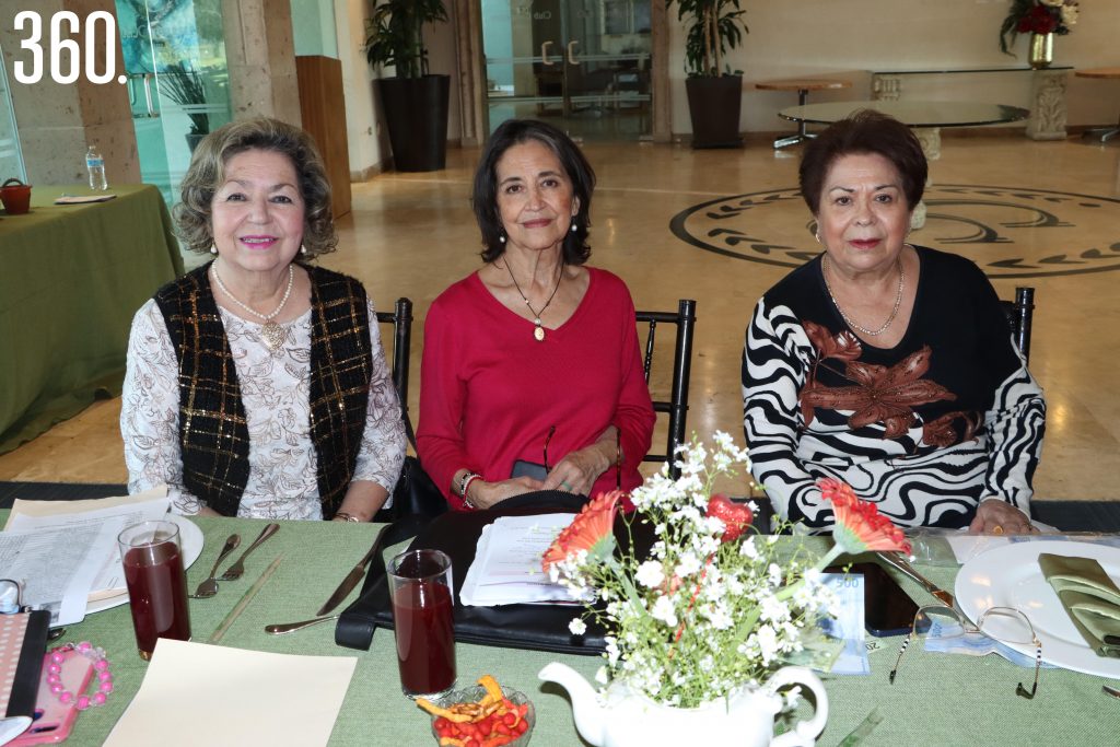 $!Josefina Rodríguez, Norma Pedroza y Martha Santoscoy.