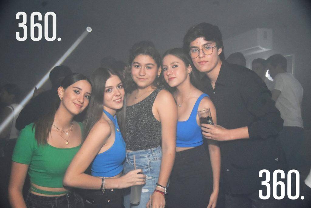 $!María Bárbara Valdez, Andrea Agüero, Emilia Martínez, Valeria Gómez y Sergio Sepúlveda.