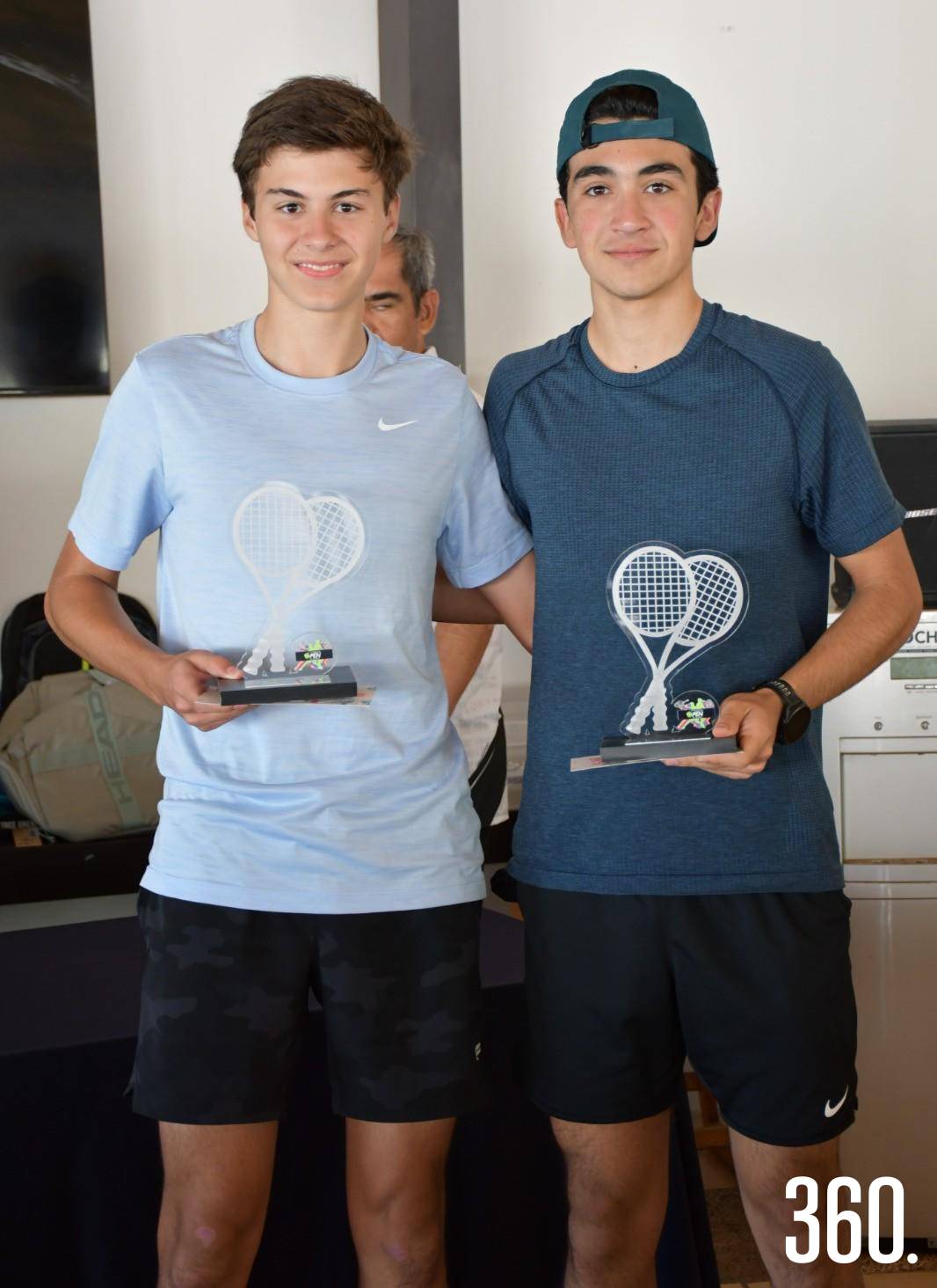 $!Pablo Aguirre y Alejandro Garza, 1er lugar categoría Varonil D.