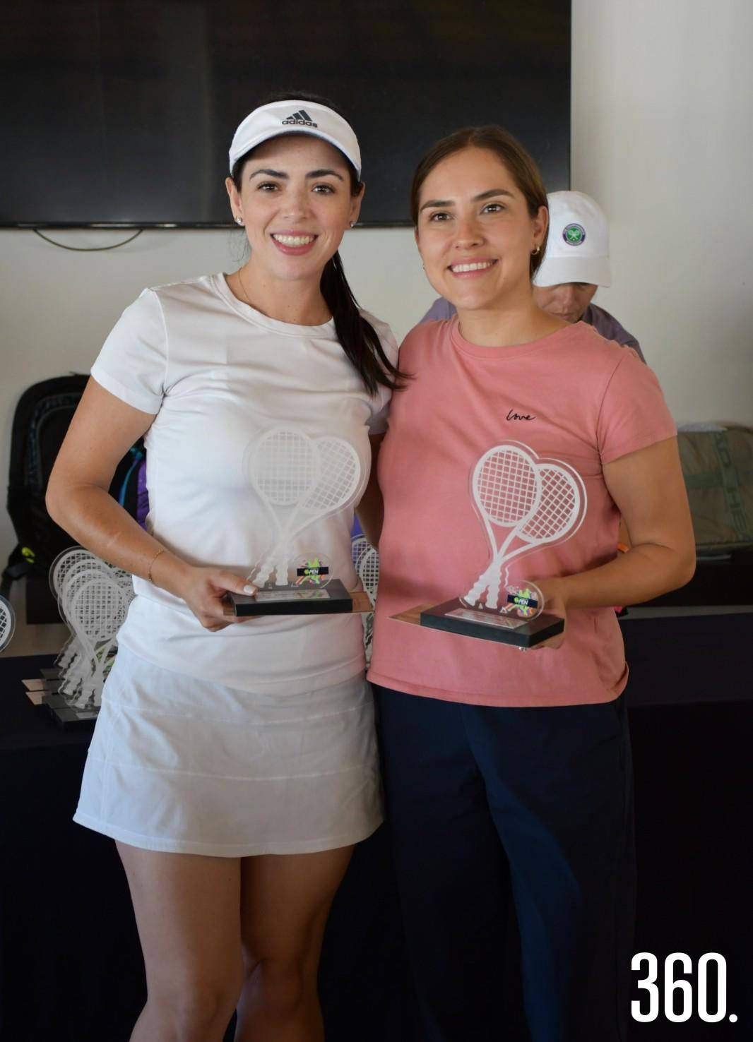 $!Olga Herrera y Xaira Barrios, 1er lugar categoría Femenil C.