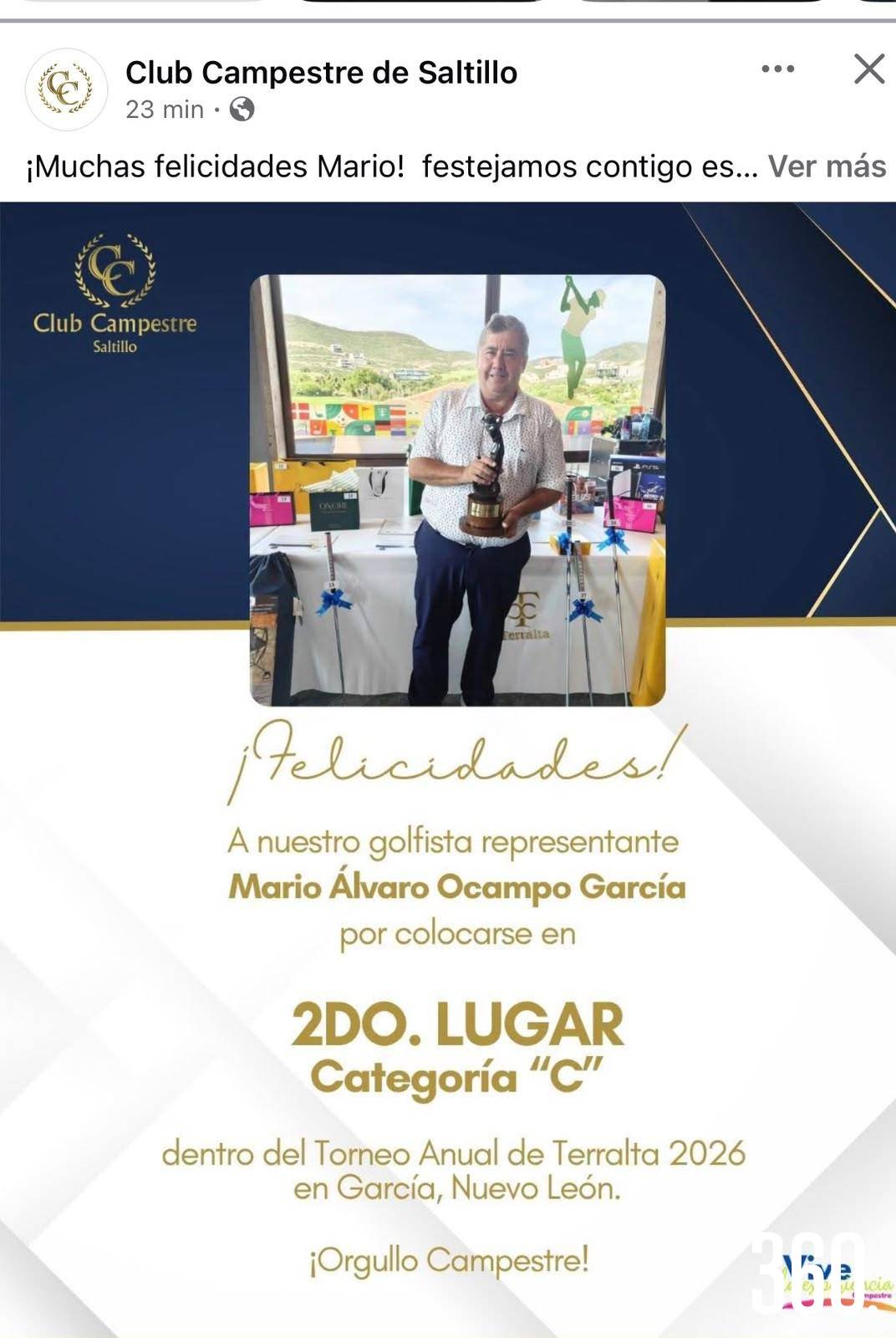 $!Mario Álvaro Ocampo García.