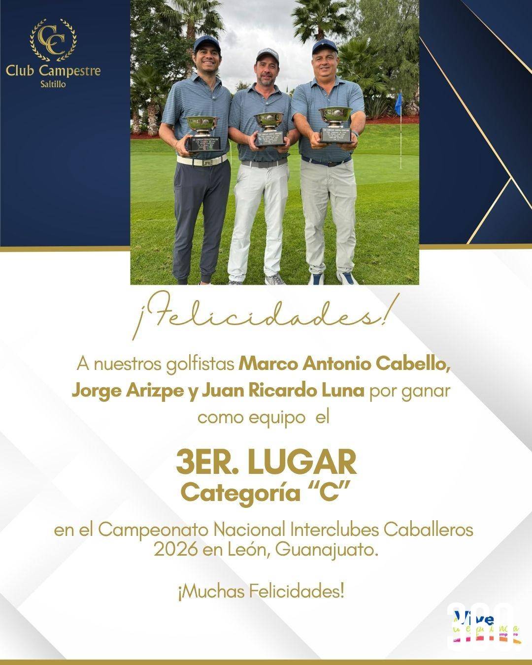 $!Marco Antonio Cabello, Jorge Arizpe y Juan Ricardo Luna.