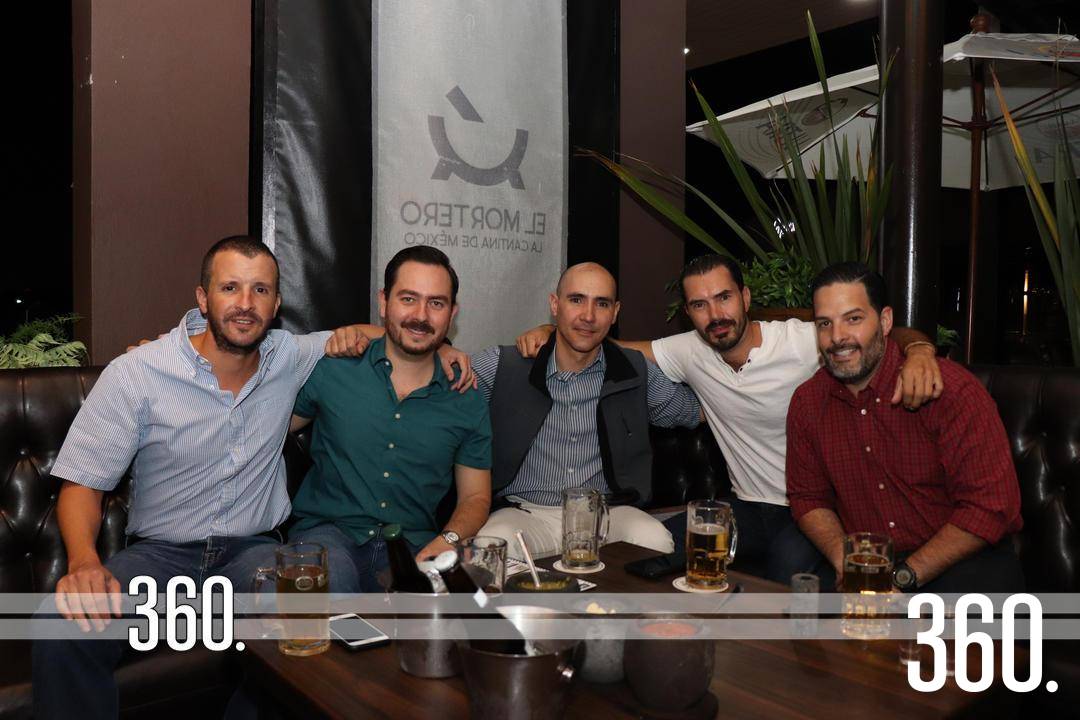 $!Guayo Garza, Yturiel De la Peña, René Rosas, Fernando Garza y Diego Serrano.