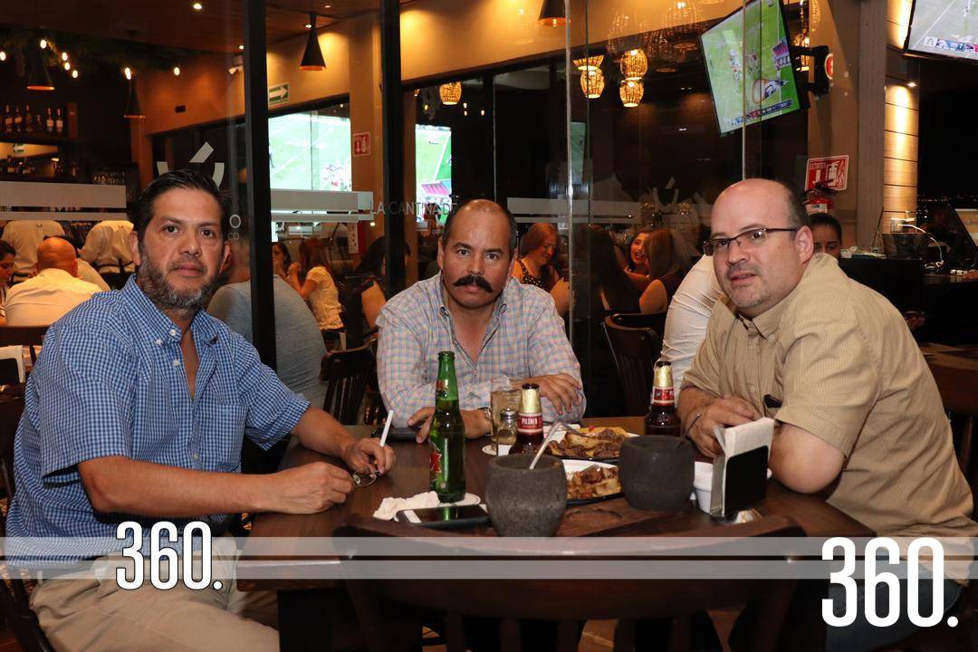 $!Vladimir CH., Ergio De la Peña y Ricardo Orduña.