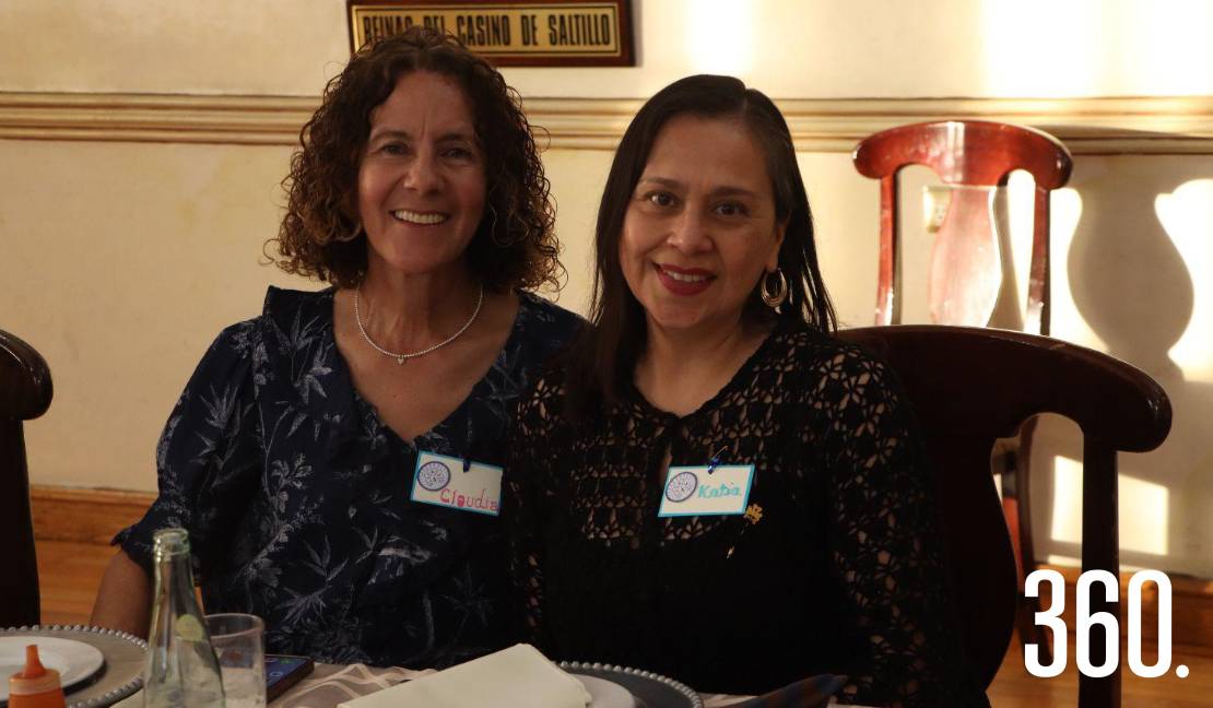 Claudia Hernández y Katia Monroy.