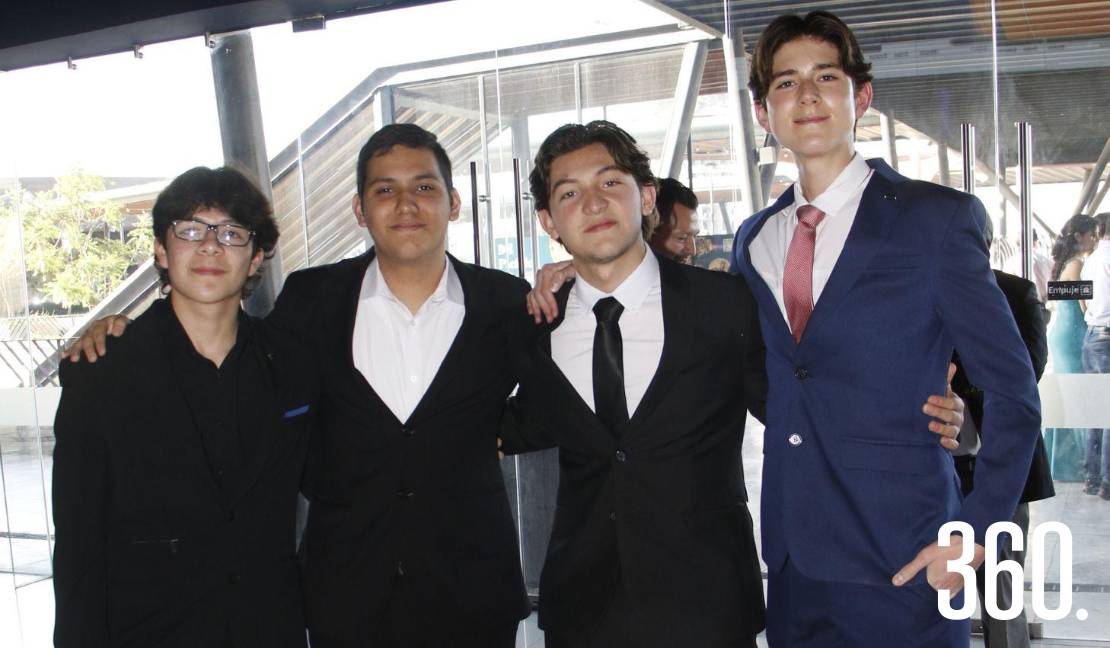 Ioshua Marines, Ibrahim Martínez, Alan Robledo y Octavio Saucedo.
