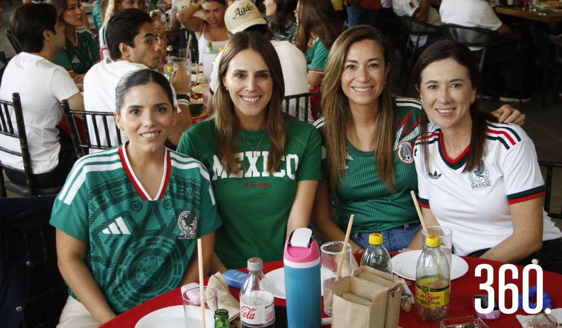 Lucía Treviño, Cristina Dávila, Maricarmen Flores y Julissa Chávez.