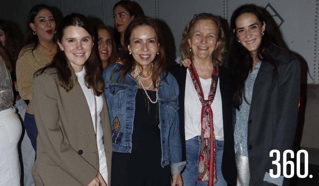 Bárbara Cárdenas, Gaby Silva, Beatriz Arizpe y Maru de la Peña.