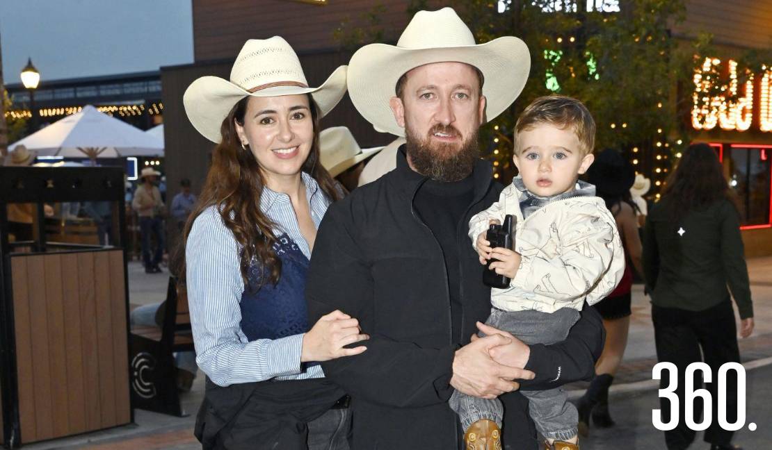 Marifer Pérez, Fabio y Matteo Gentiloni.