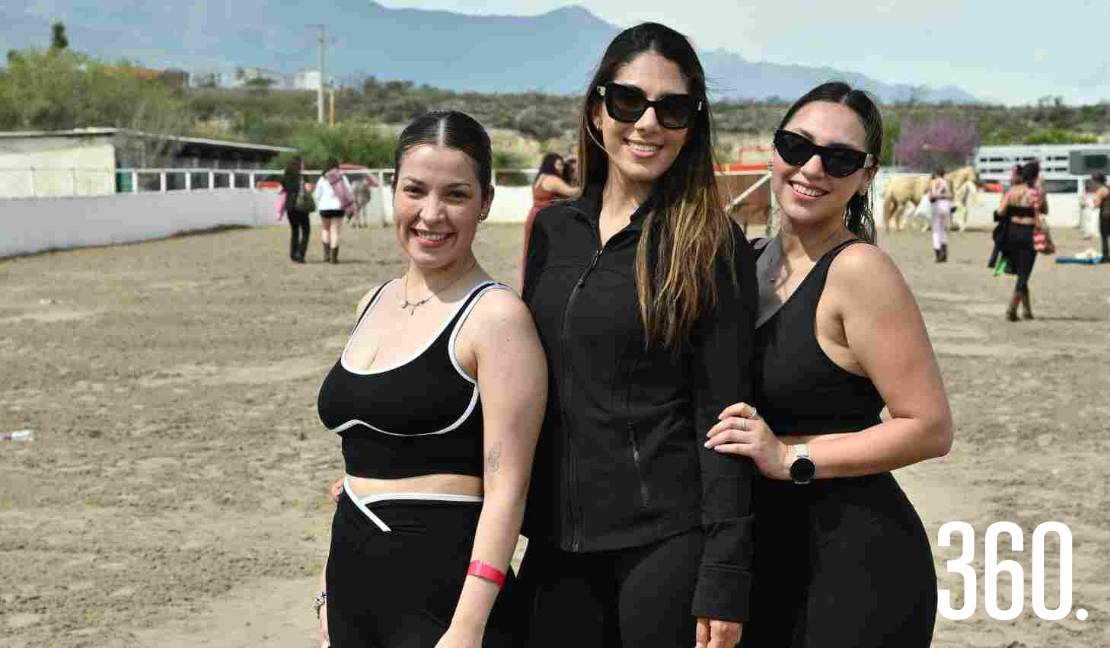 Metzly Soberón, Frida Dainitín y Mónica Álvarez.