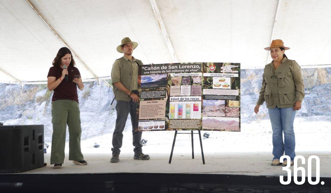 Mariana Leal, directora de Conservación San Lorenzo A.C.; Andrés Eduardo Bermúdez y Belinda Espinosa, expertos, participaron en las actividades de esta segunda edición.