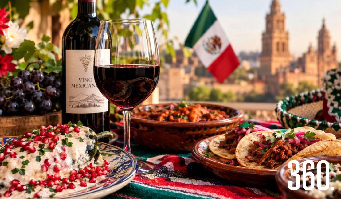 El vino mexicano también se viste de fiesta patria: una buena copa puede convertirse en el acompañante perfecto de los sabores y tradiciones de nuestra gastronomía.