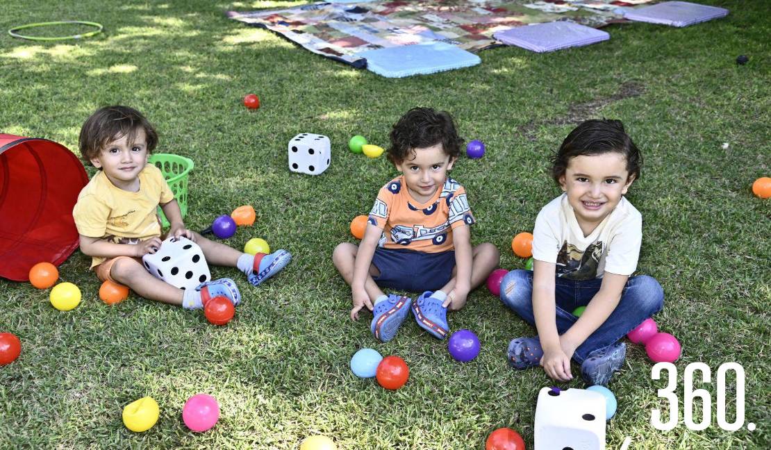 Marcelo, Mateo y David Ríos.