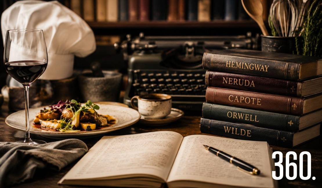 La cocina y la literatura han compartido, desde hace siglos, el gusto por despertar los sentidos y contar historias.