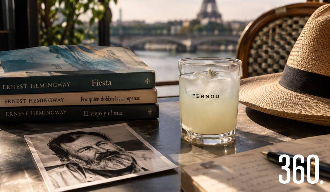 Ernest Hemingway, Premio Nobel de Literatura en 1954, convirtió ciudades, cafés, comidas y bebidas en parte esencial de su universo literario.