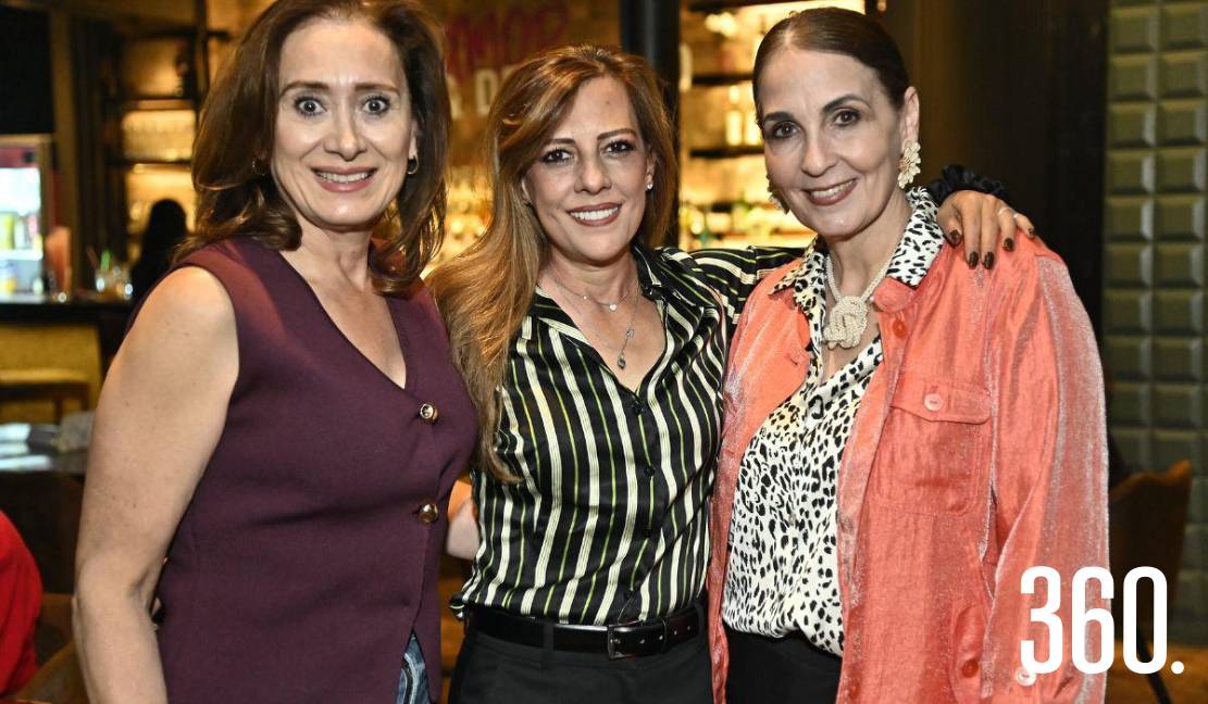 Fabiola Robles, Paty Cantú y Marcela Rodríguez.
