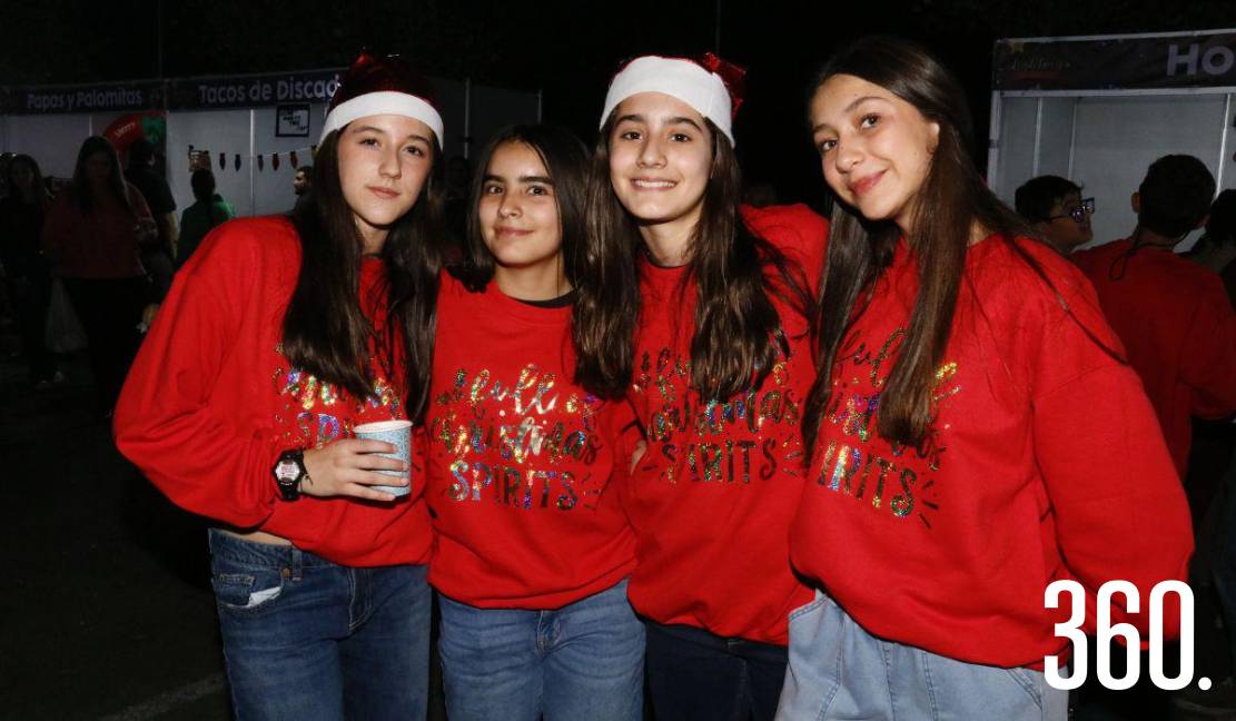 Isabela Smith, Marijose Navajar, Regina Baca Huereca e Ivana Martínez.