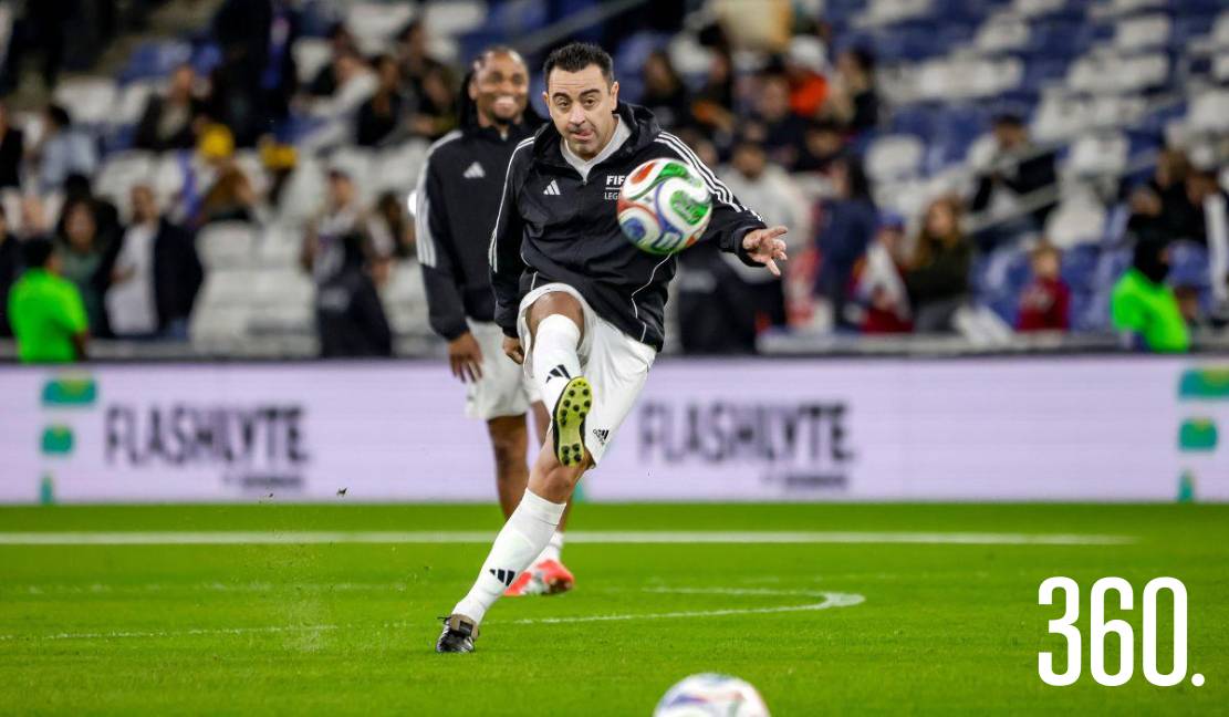 Xavi Hernández fue clave para el equipo internacional en el ataque.