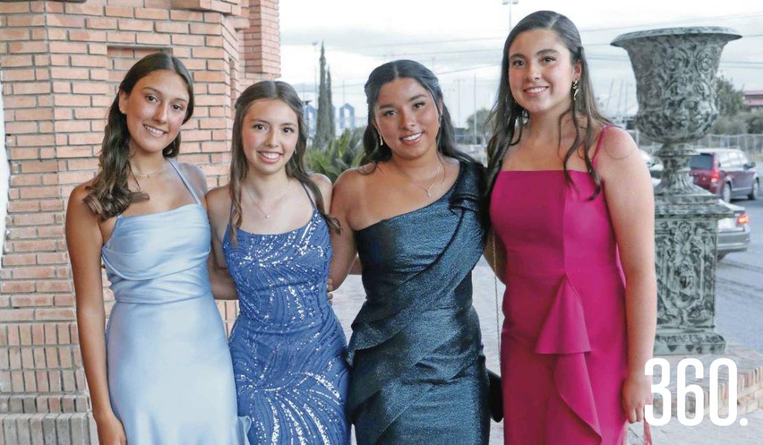 Carolina Álvarez, Ana Karla Oyervides, Isabella Lozano e Irene Velázquez.
