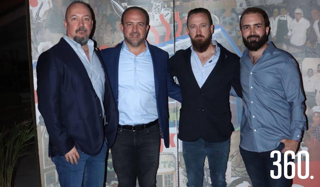Lito, Blas, Fabio y Pedro Gentiloni.