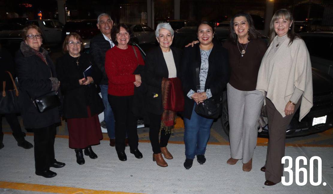 Rosario Galván, Tere Cardona, Marco Siller, Tere de Siller, Susana Viesca, Martha Rivera, Alicia Tueme y Margarita Ordoñez.