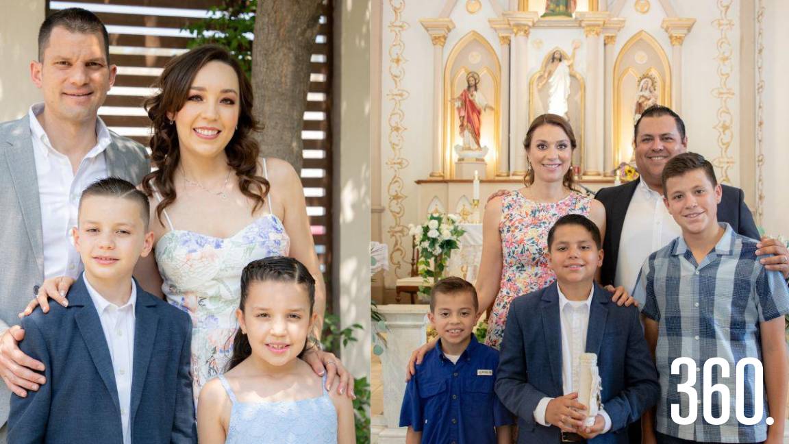 SANTIAGO BORJÓN DE LEÓN Y JOSÉ CARLOS PÉREZ BORJÓN CELEBRAN SU PRIMERA COMUNIÓN