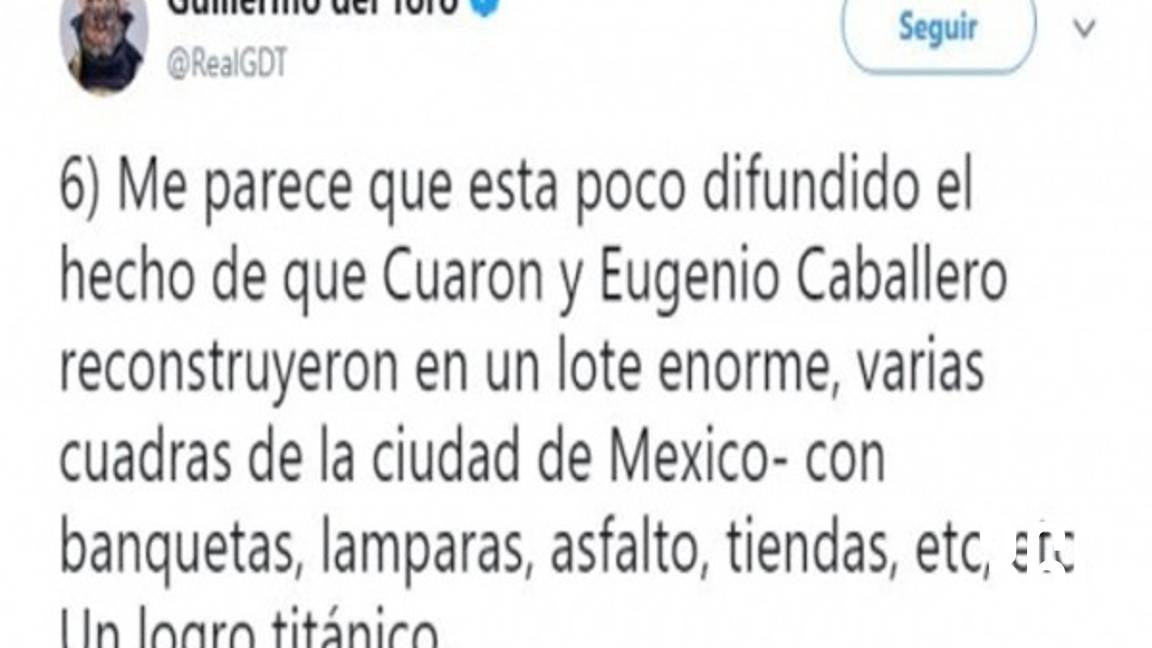 10 COMENTARIOS DE GUILERMO DEL TORO HACIA ROMA