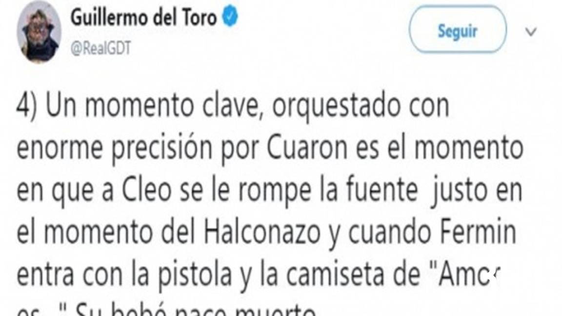 10 COMENTARIOS DE GUILERMO DEL TORO HACIA ROMA