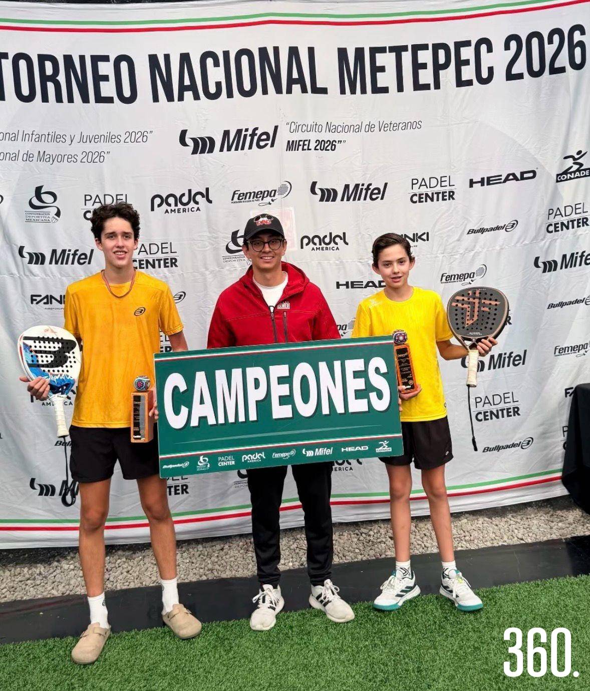 $!José Pablo Garza y Santiqgo Castro.