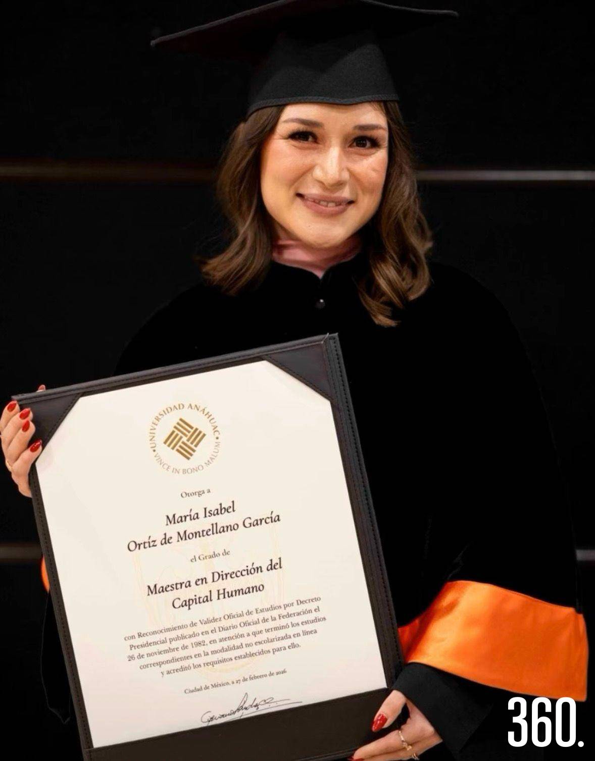 $!María Isabel Ortiz de Montellano García.