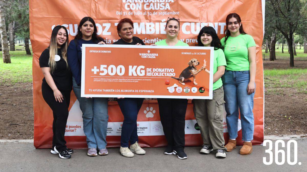 $!Vanguardia con Causa entrega media tonelada de alimento.