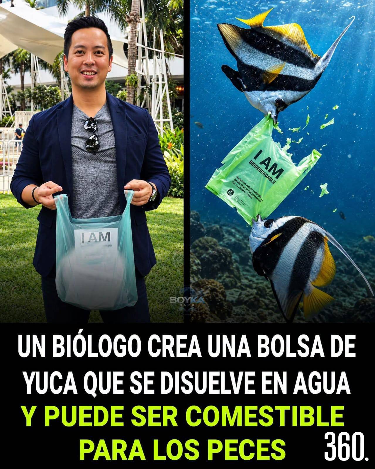 $!Bolsa biodegradable.
