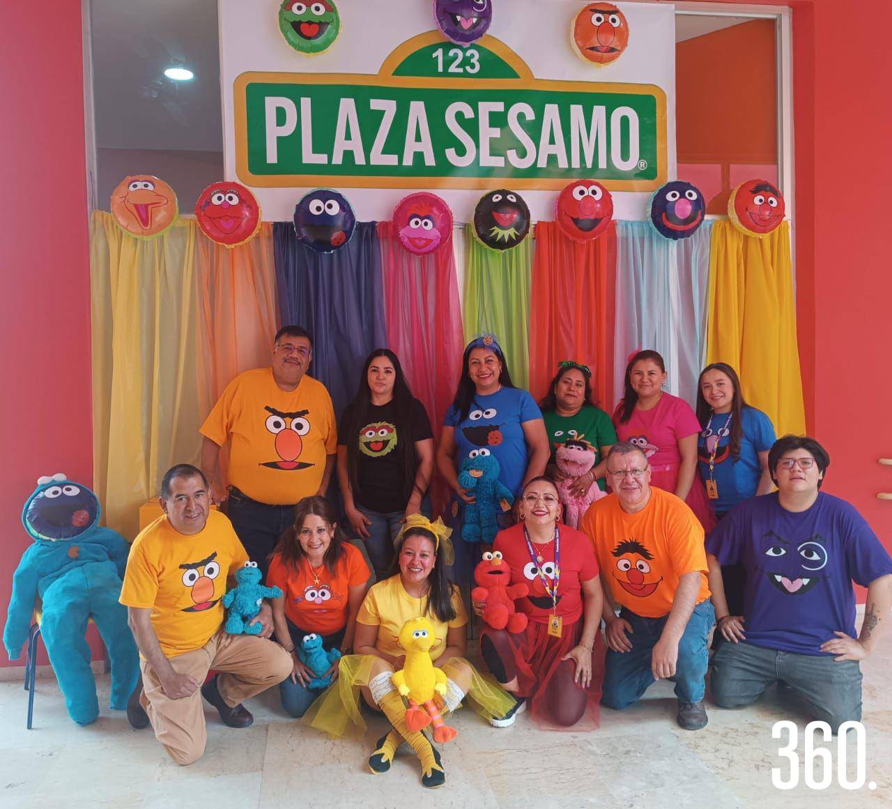 $!Usaron playeras de los personajes de Plaza Sésamo.