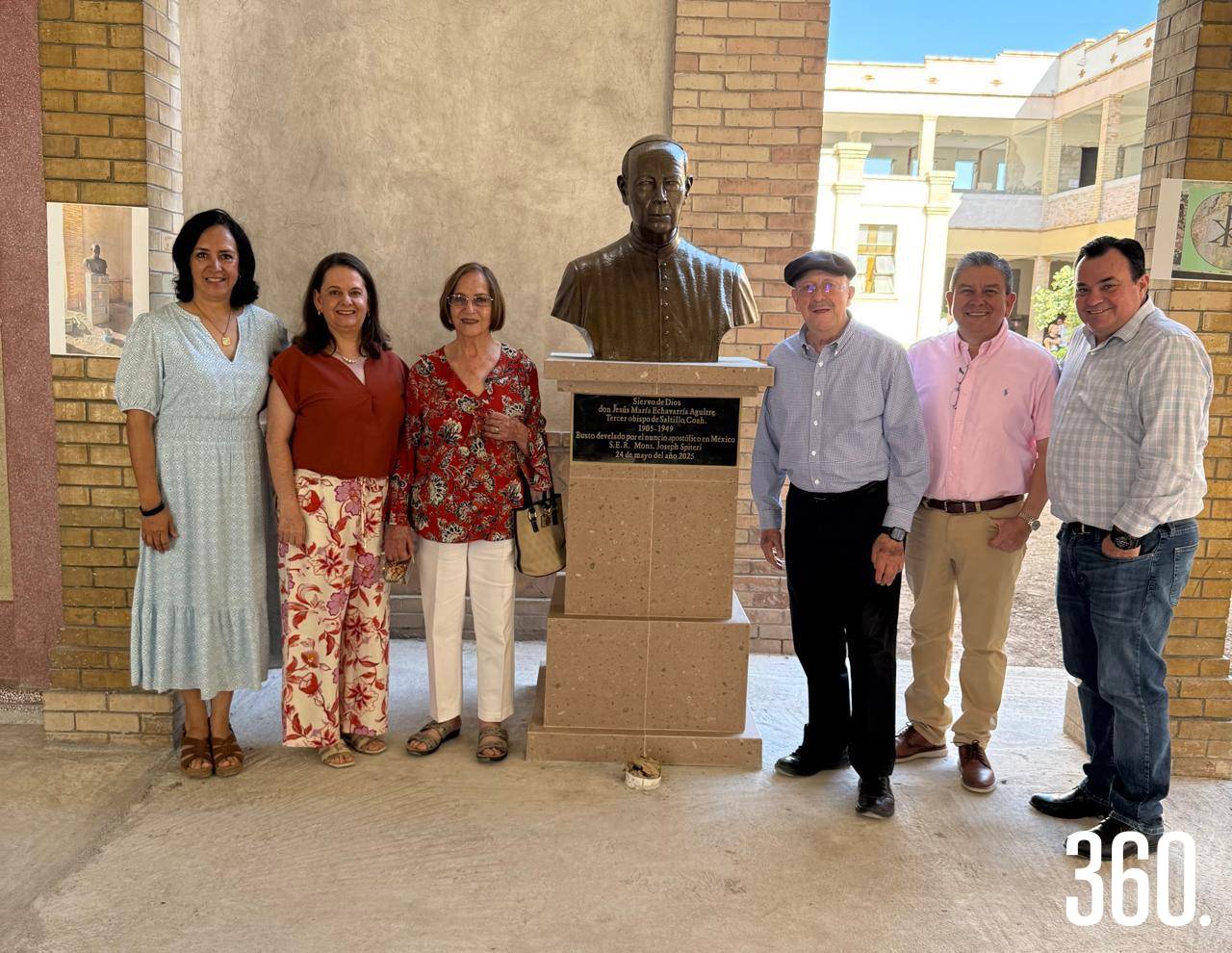 $!Develación de Esculturas Colegio San José.